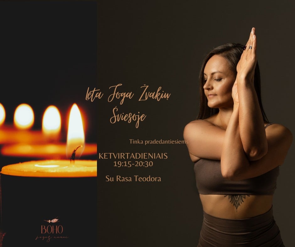 YOGA DOUX À LA LUMIÈRE DES BOUGIES