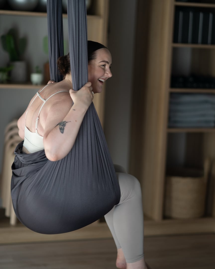 Yoga dans les airs