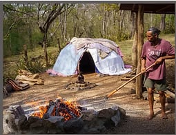 Lodge de sudation