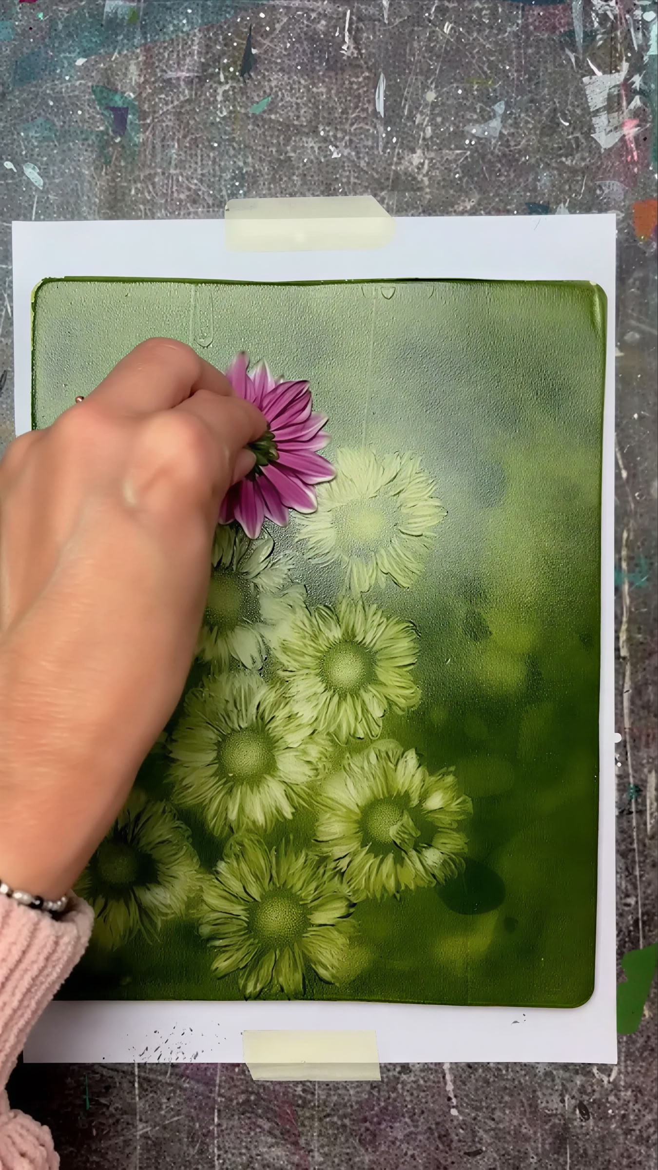 Art + Yoga Retraite créative : Collage + gravure | Nectar Yoga — Nectar Yoga
