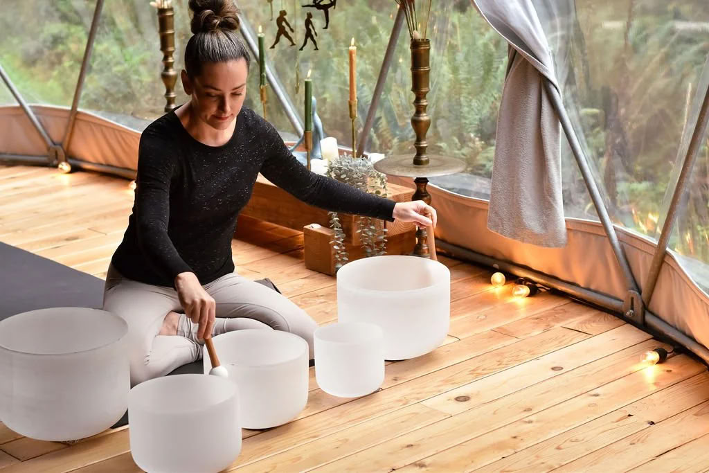 Solstice d'été Yin et bain sonore — Nectar Yoga