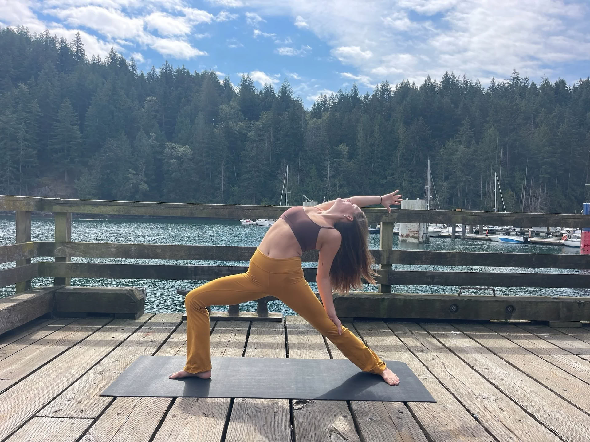 Nectar Yoga sur la jetée