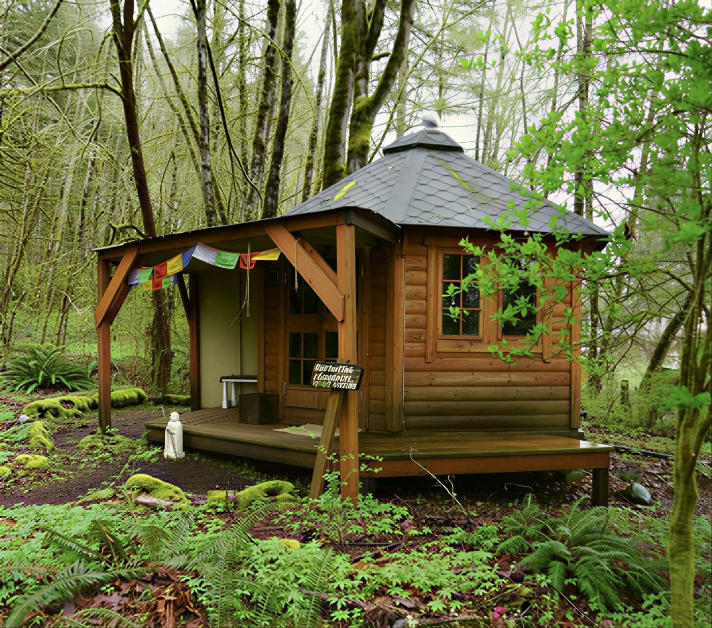 Thé pour les nouveaux membres au Great Vow Zen Monastery