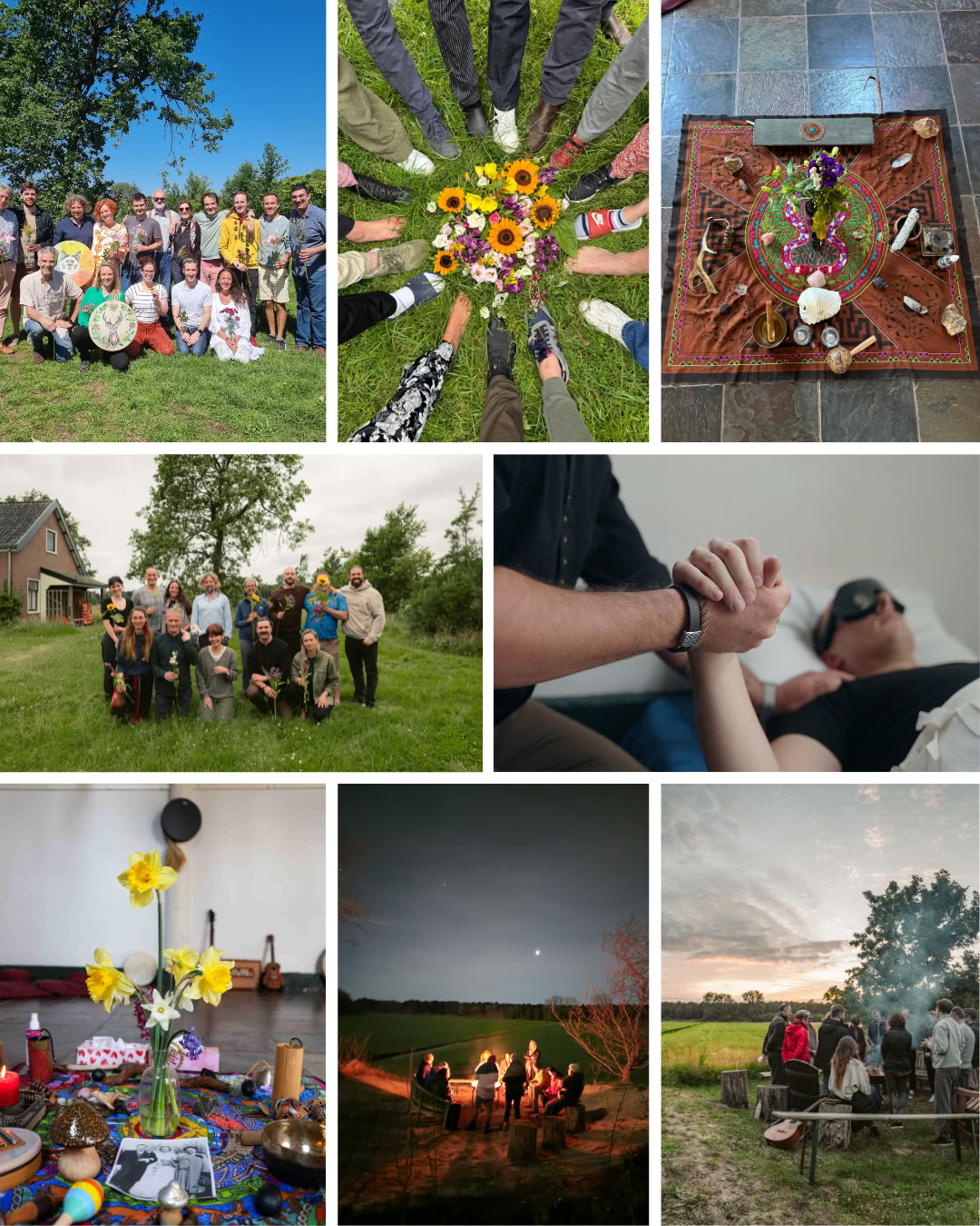 Inwardbound Netherlands Formation immersive de 7 jours aux compétences de facilitation psychédélique, incluant une cérémonie personnelle de psilocybine
