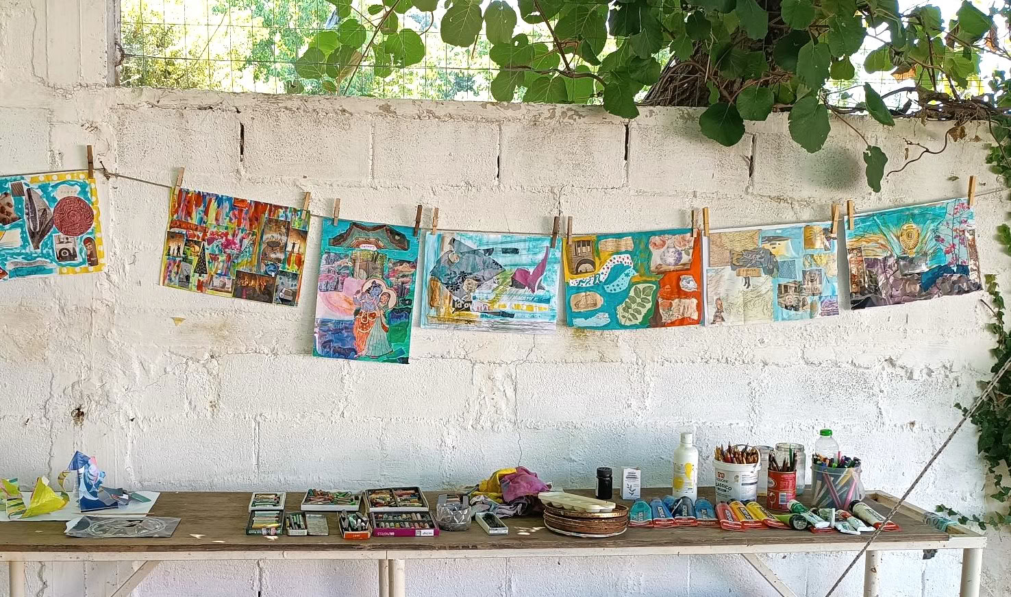 Explorations en peinture et dessin