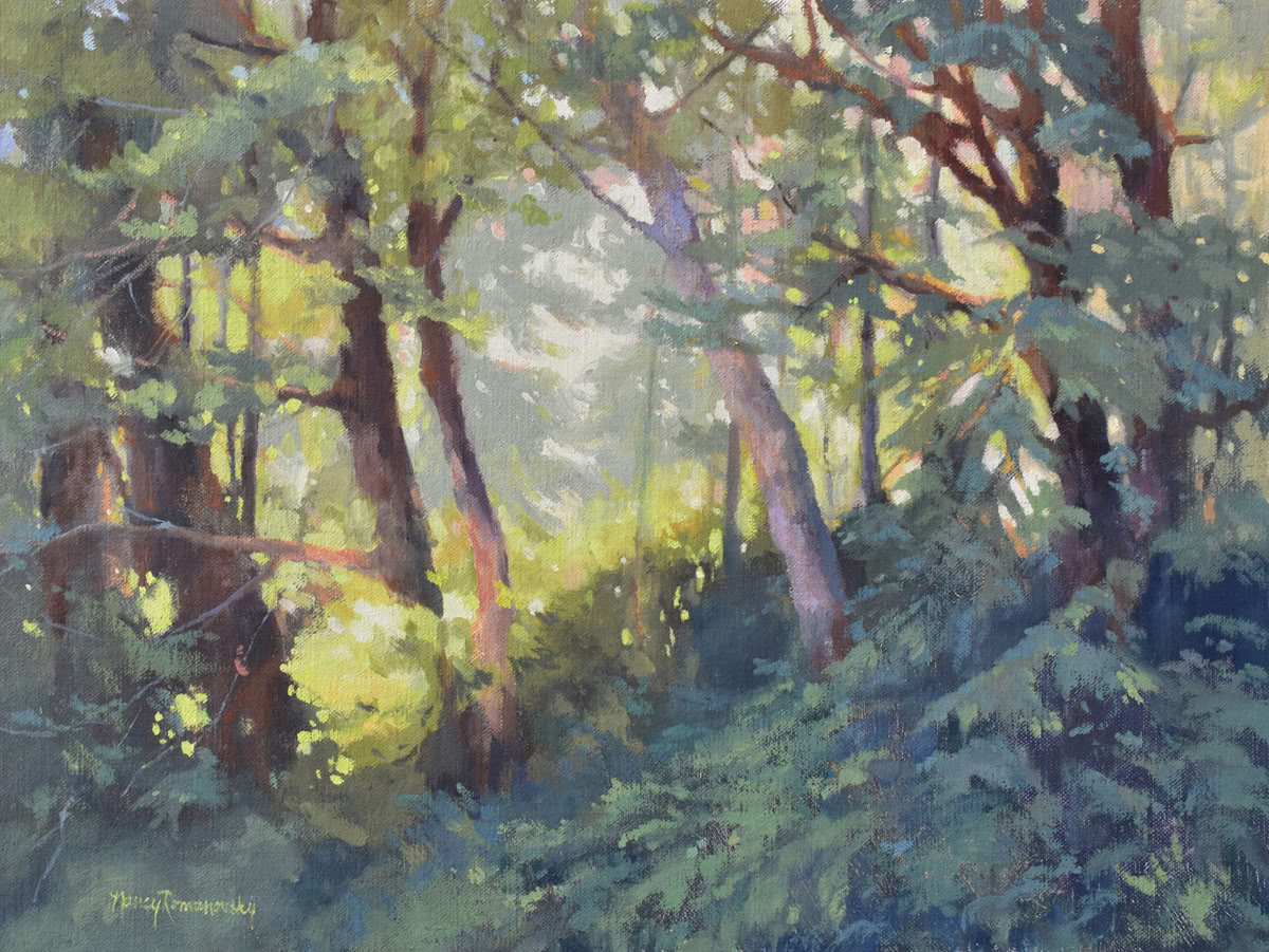 Forest Impressions: Une retraite de peinture à l’huile en pleine conscience