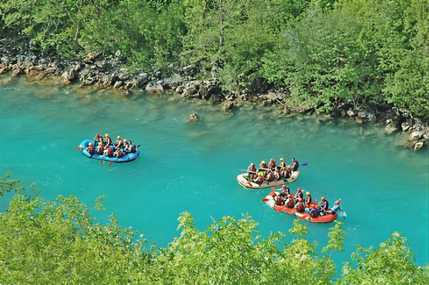 Tara, circuit de rafting de deux jours