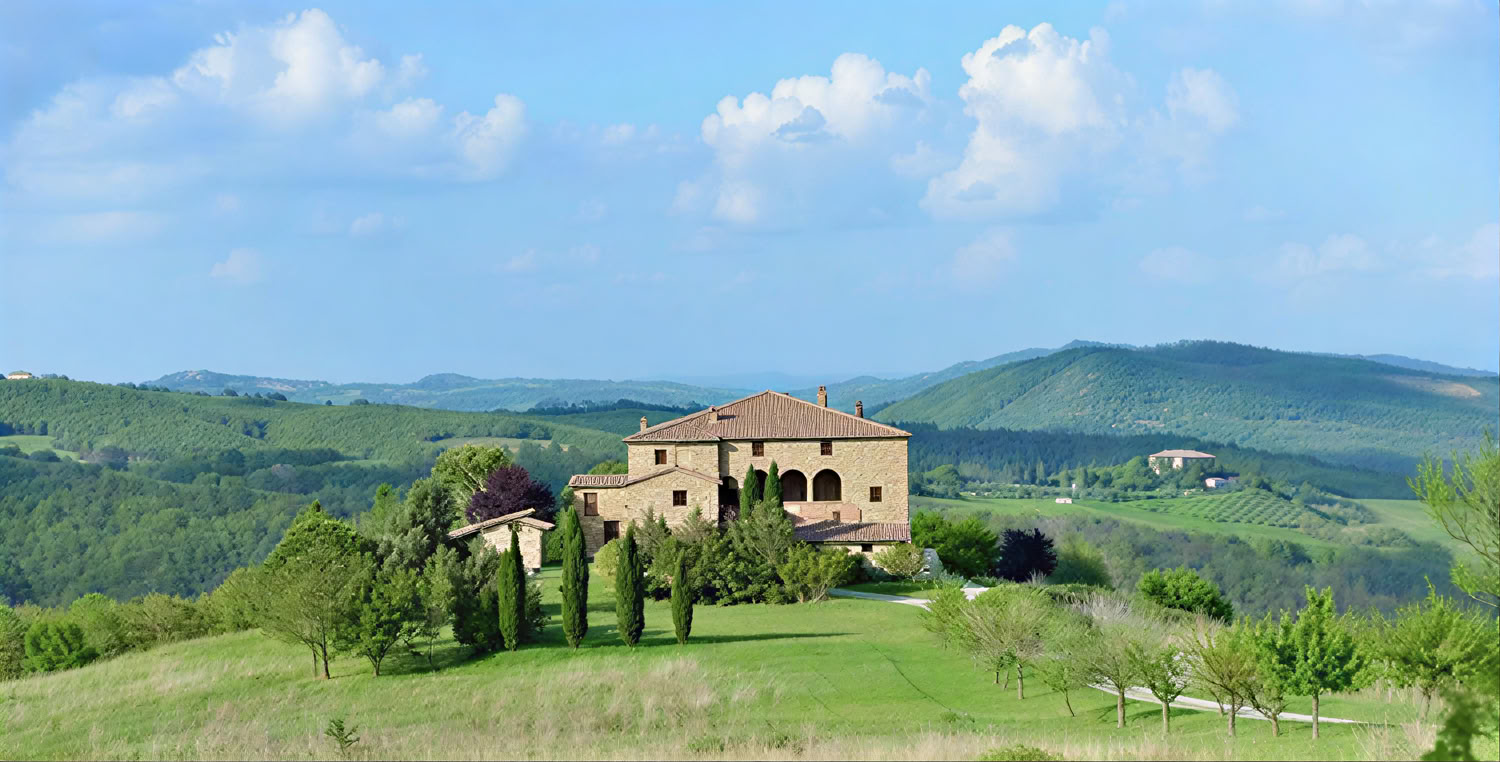 Retraite de yoga au soleil toscan, province de Sienne, Toscane, Italie