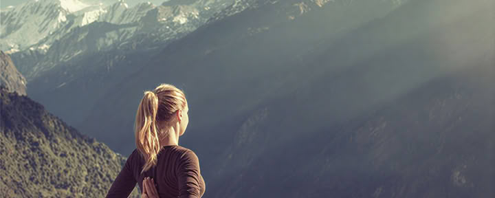 Montagne fendue