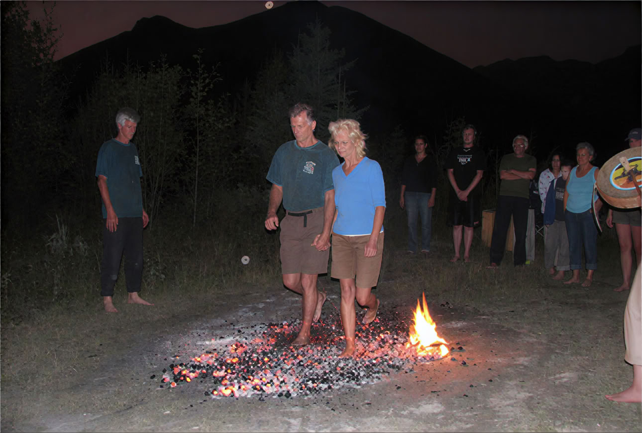 Cérémonie de marche sur le feu