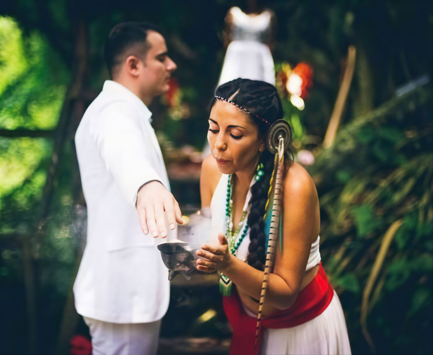 Temazcal privé et massage synchro en couple