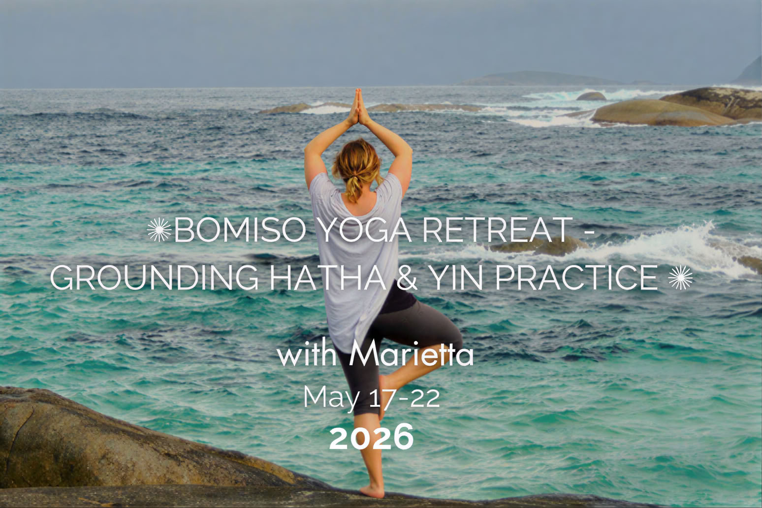 BOMISO Yoga retraite – pratique Hatha & Yin d’ancrage