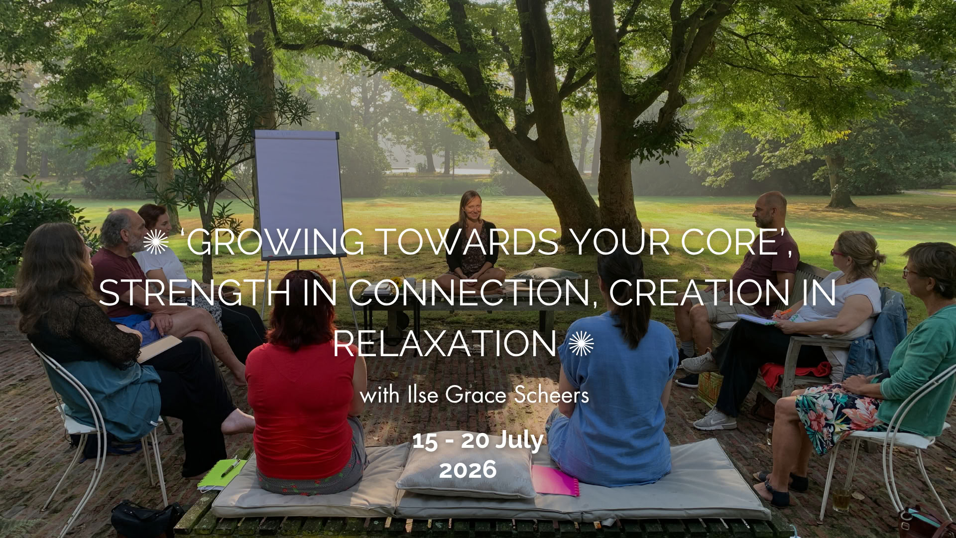 'Grandir vers votre cœur', la force dans la connexion, la création dans la relaxation