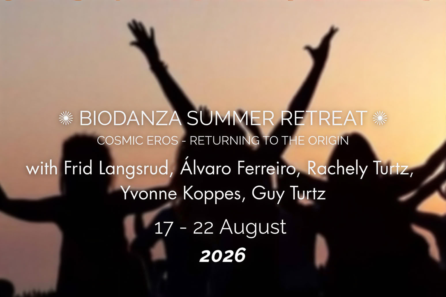 BIODANZA RETRAITE D’ÉTÉ