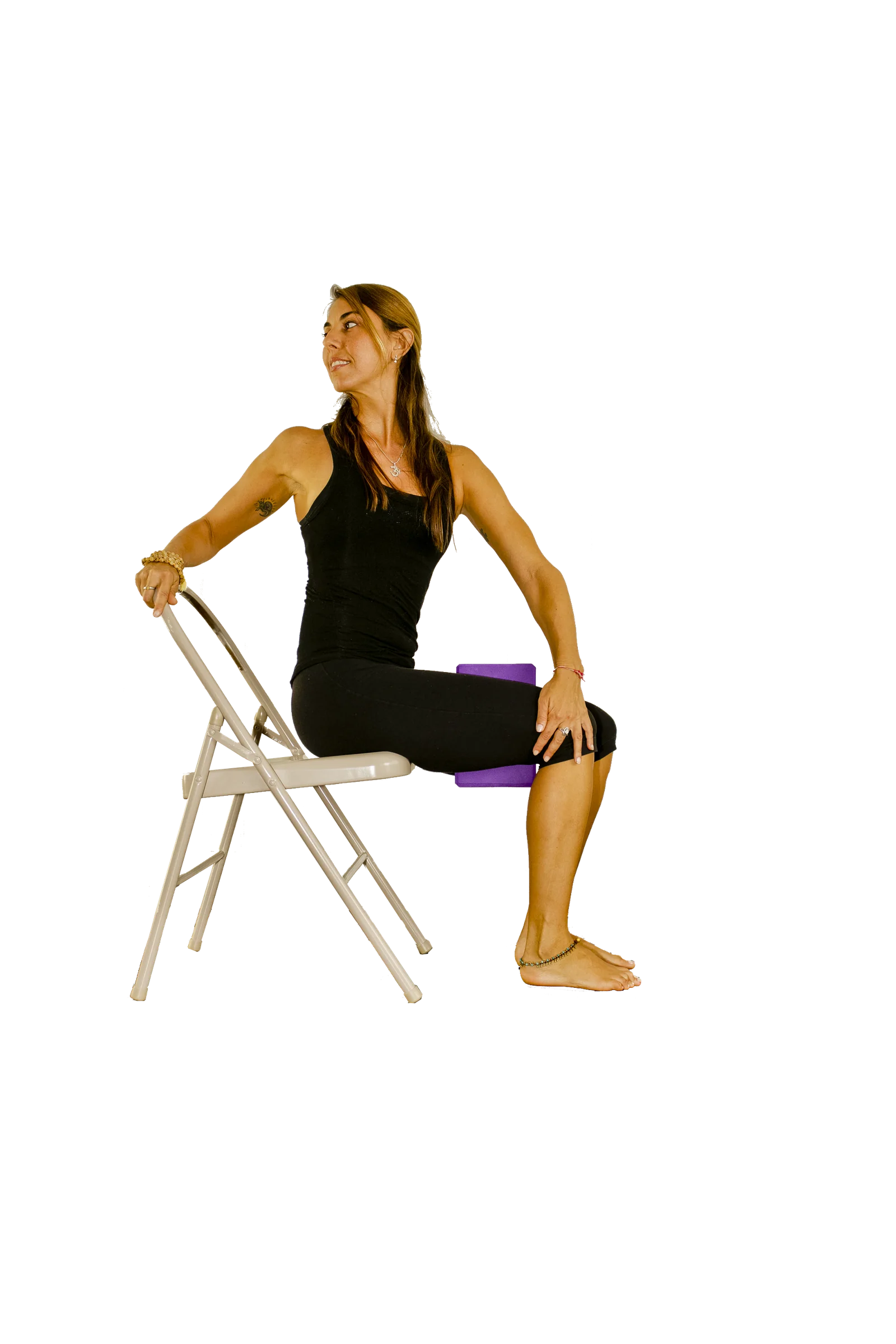 Atelier de yoga sur chaise