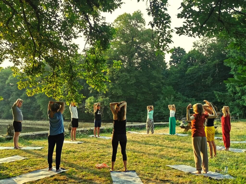 Yoga et méditation en marchant