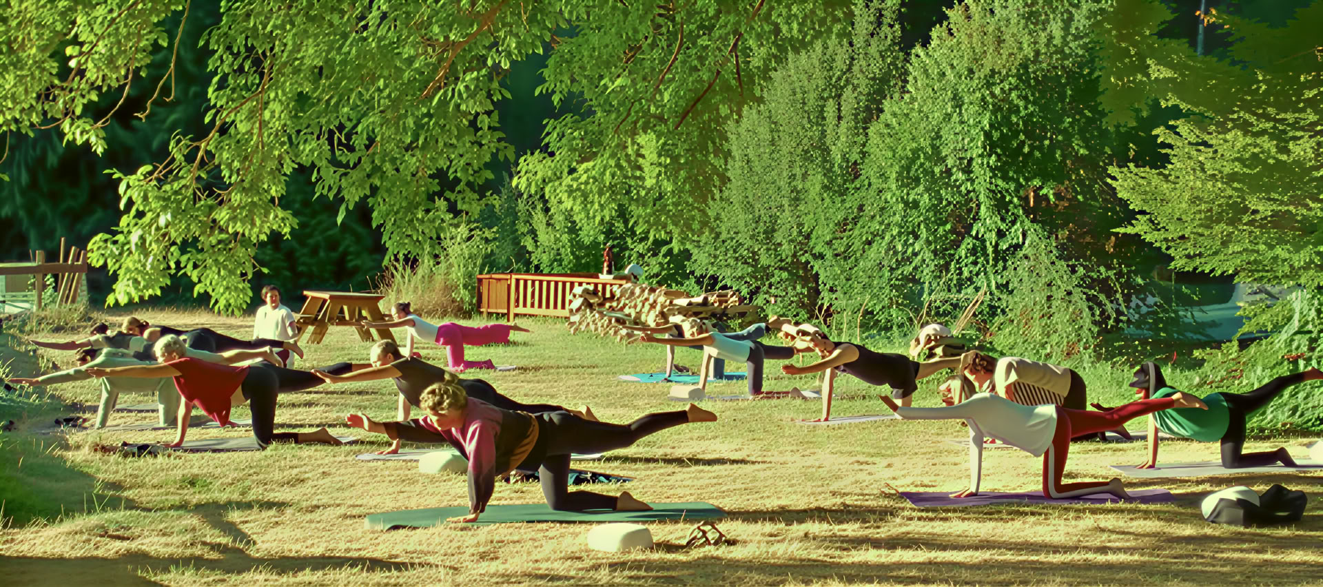 Yoga et méditation en marchant