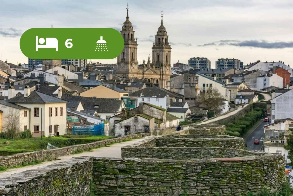Chemin primitif depuis Lugo en 5 étapes, classe confort