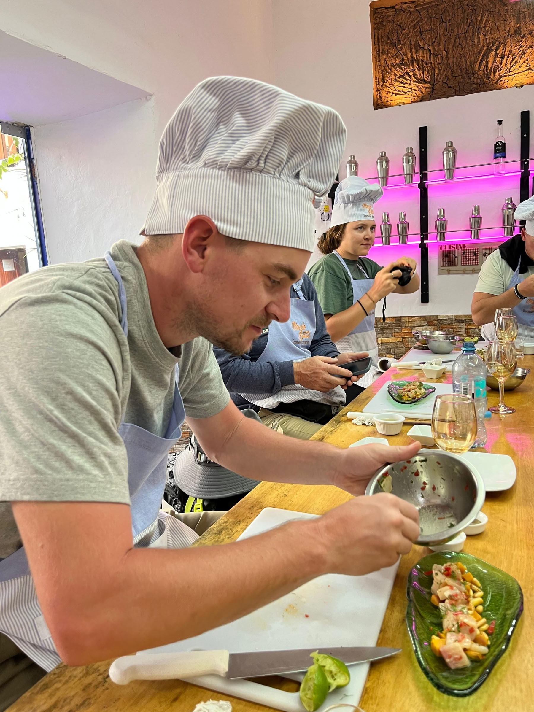 Cours de cuisine immersion courte