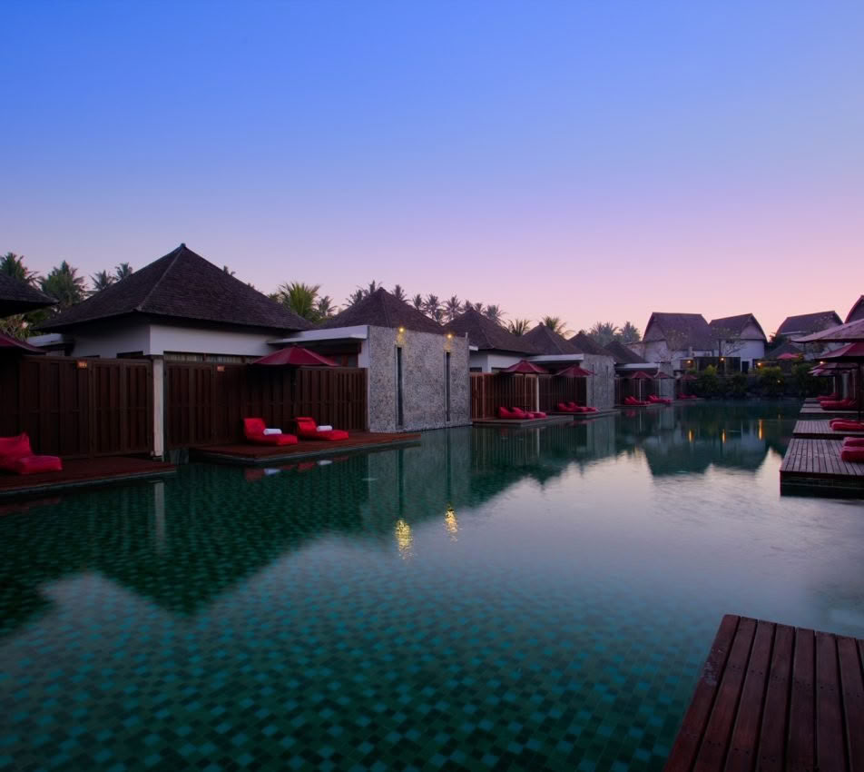 Villa avec piscine lagon