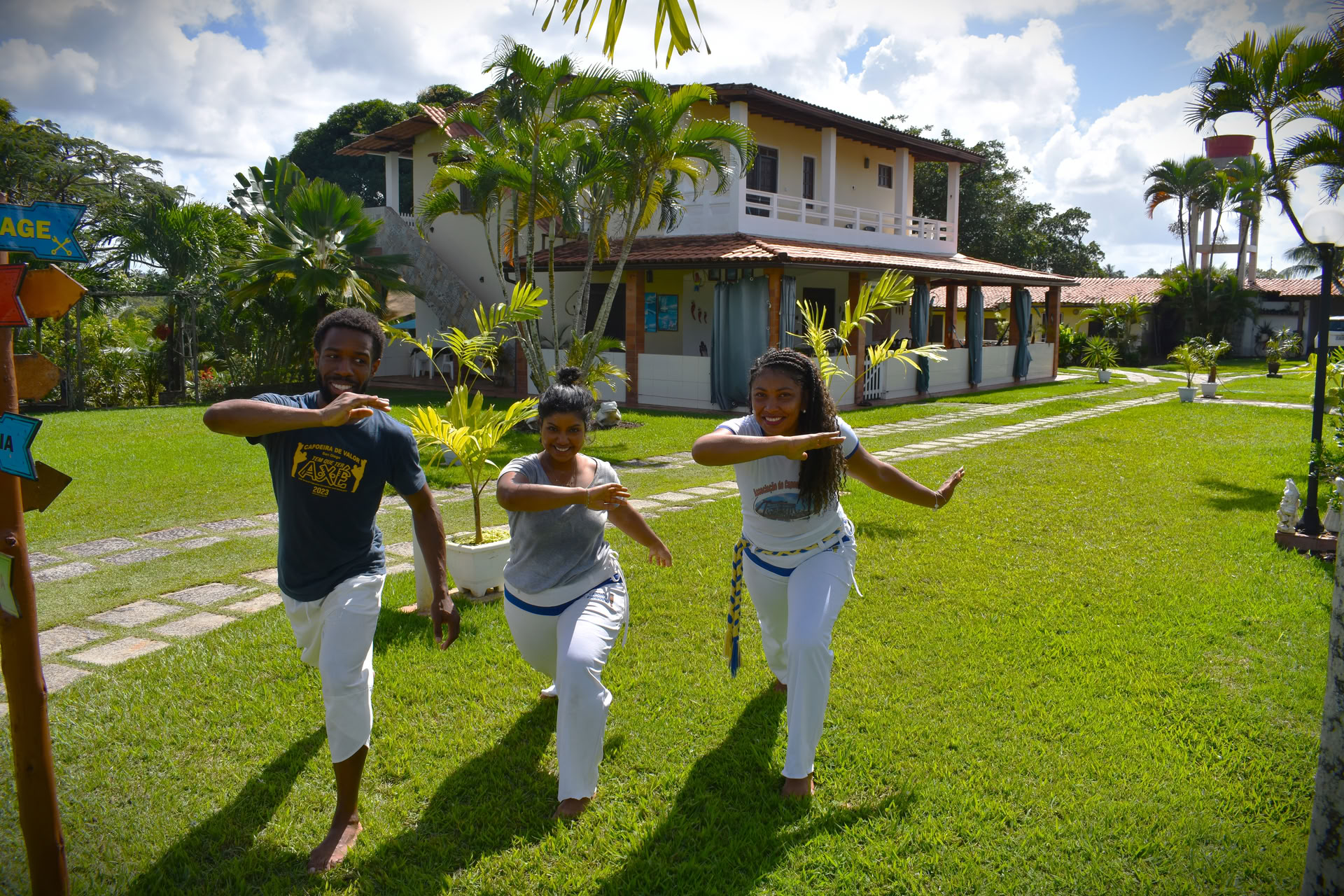 Camp de capoeira brésilien