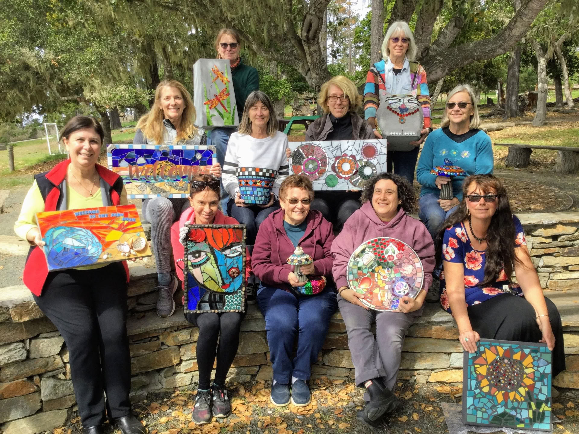Retraite d’art mosaïque avec Passiflora Mosaics (septembre) — Camp Ocean Pines