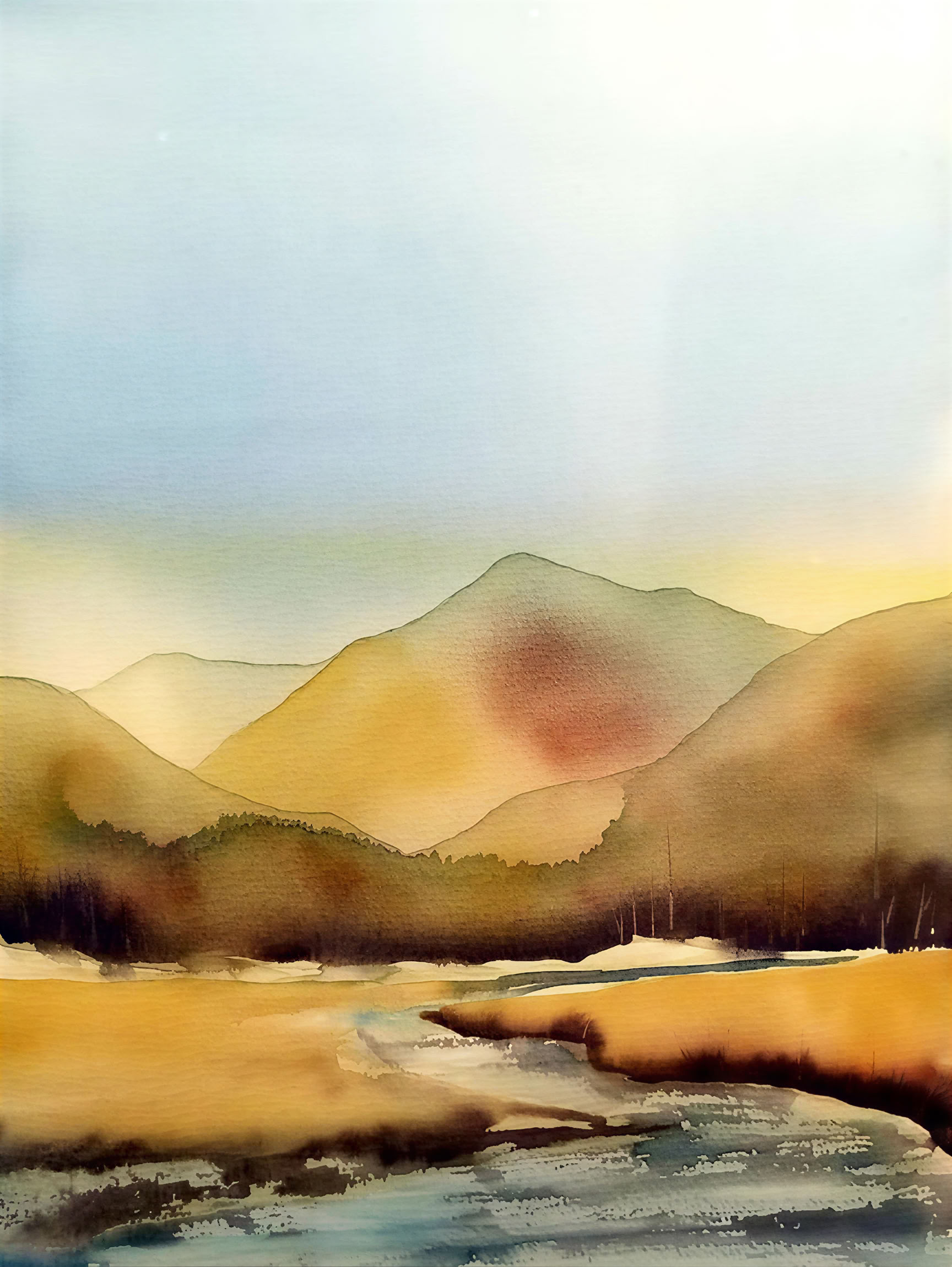 Aquarelle Wonders: Eau & Reflets