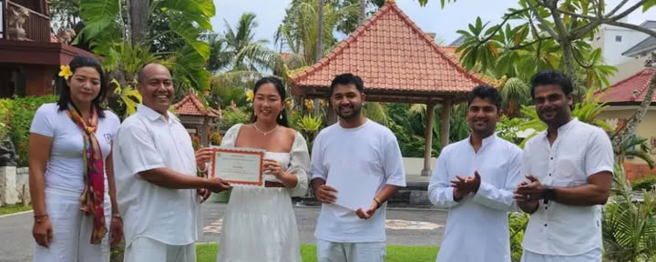Cours de formation de professeur de yoga de 200 heures à Bali