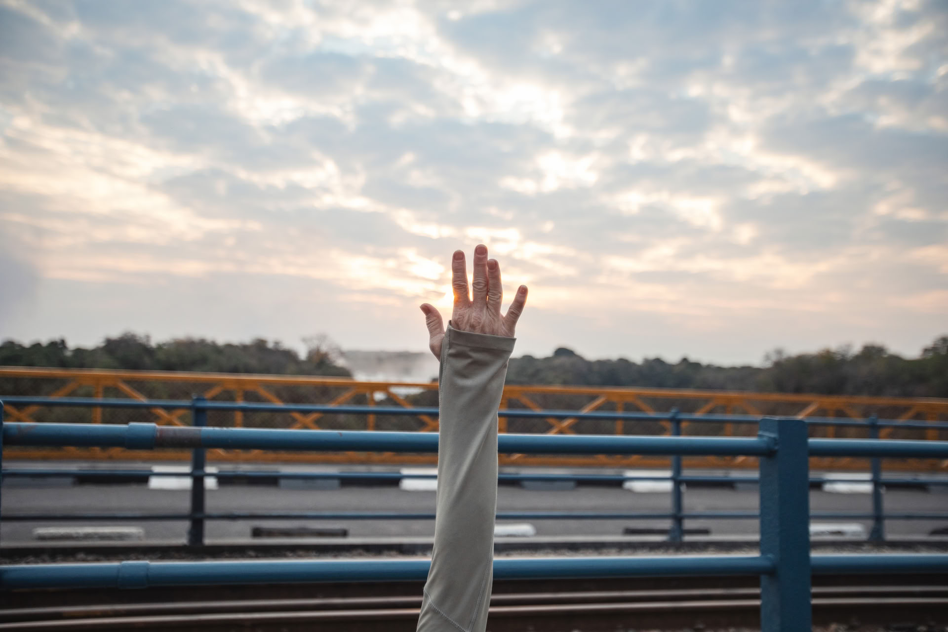 Yoga sur le pont
