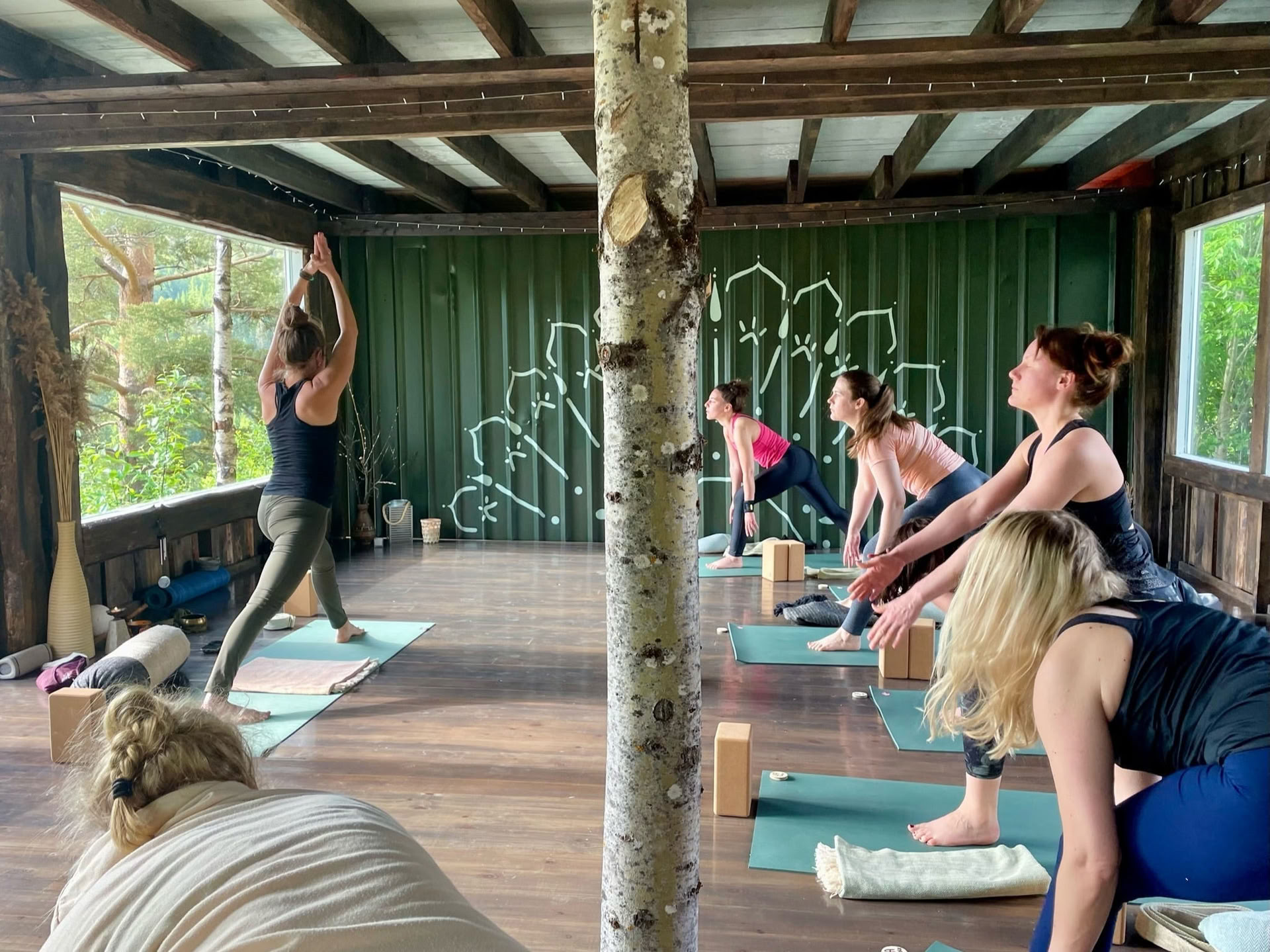 Déconnexion, détente et immersion dans la nature retraite de yoga