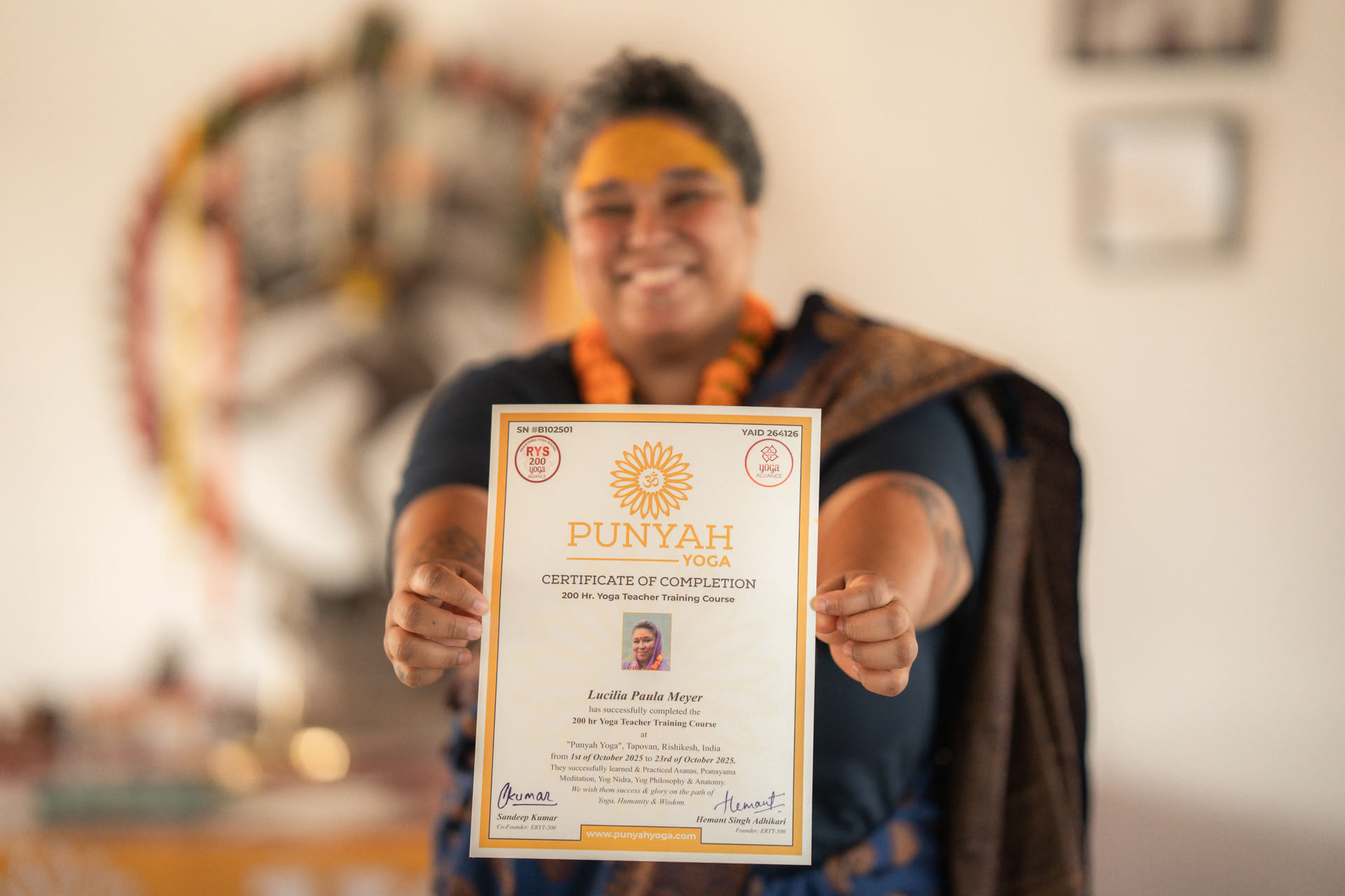 Formation de professeurs de yoga de 100 heures