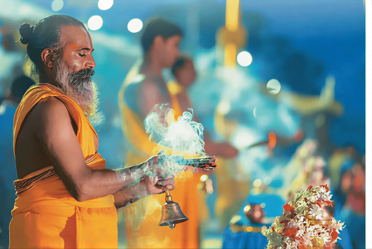 Itinéraire spirituel du sud de l'Inde
