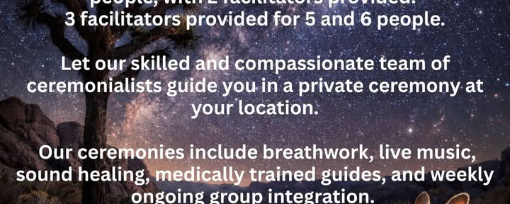 Cérémonies d'Ayahuasca privées en Californie du Sud
