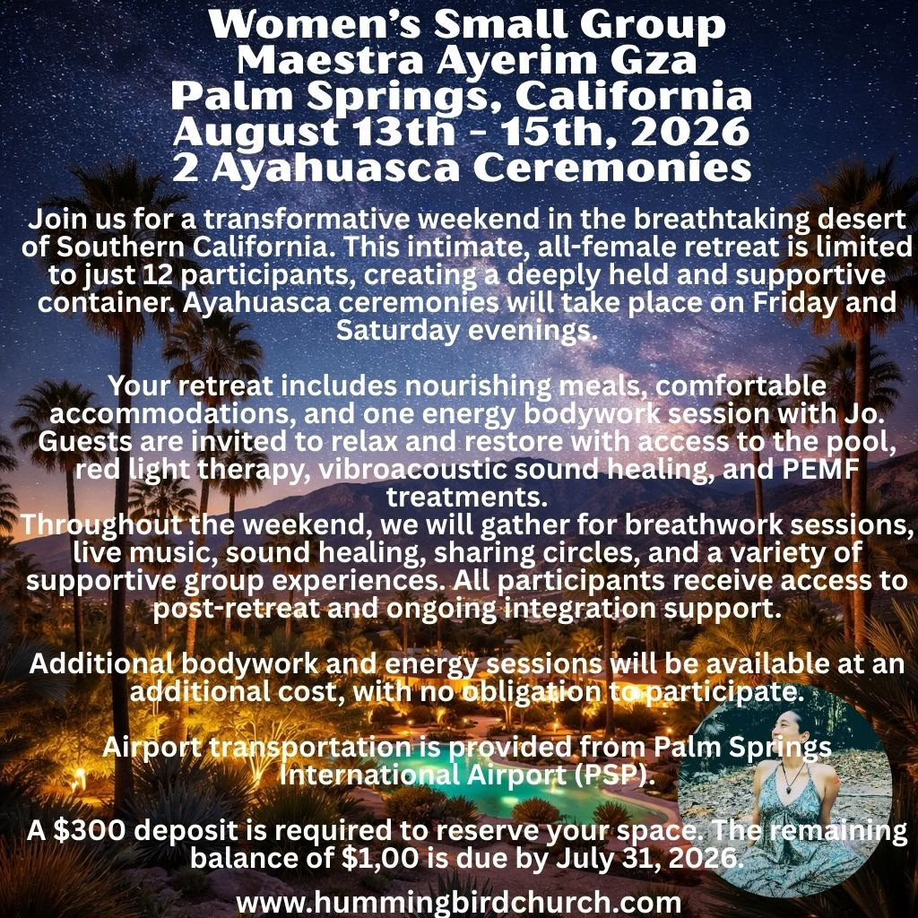 Petit Groupe de Femmes - 14 au 16 août 2026, Palm Springs, Californie