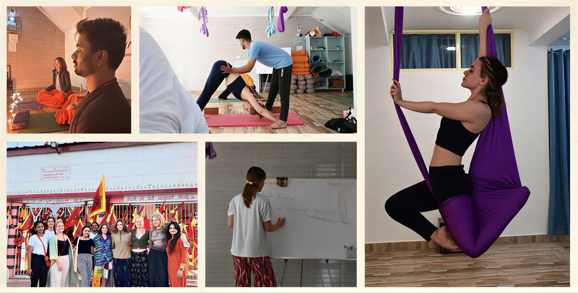 06 jours de formation d'enseignant en yoga aérien