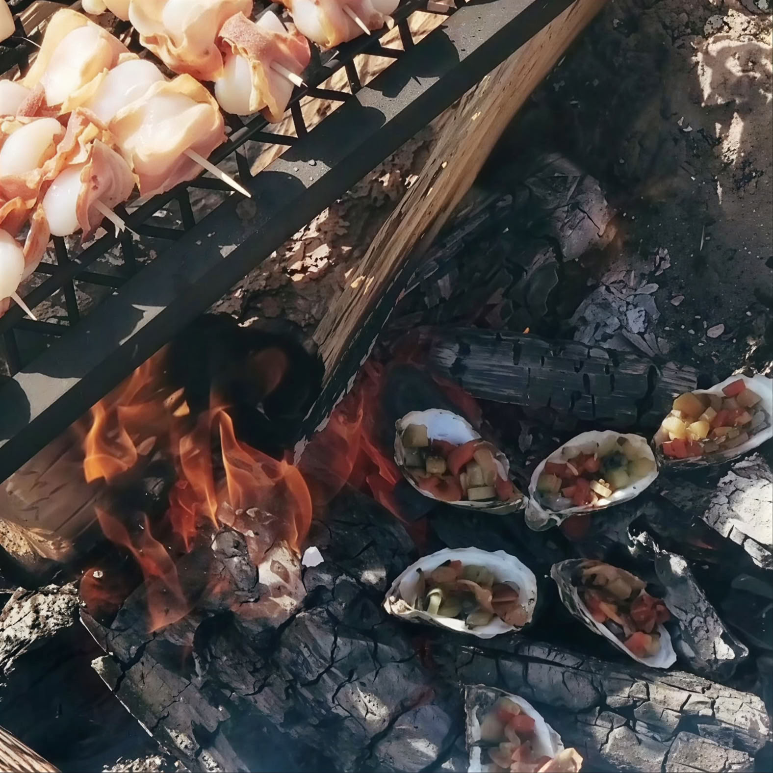 Fête sur la plage