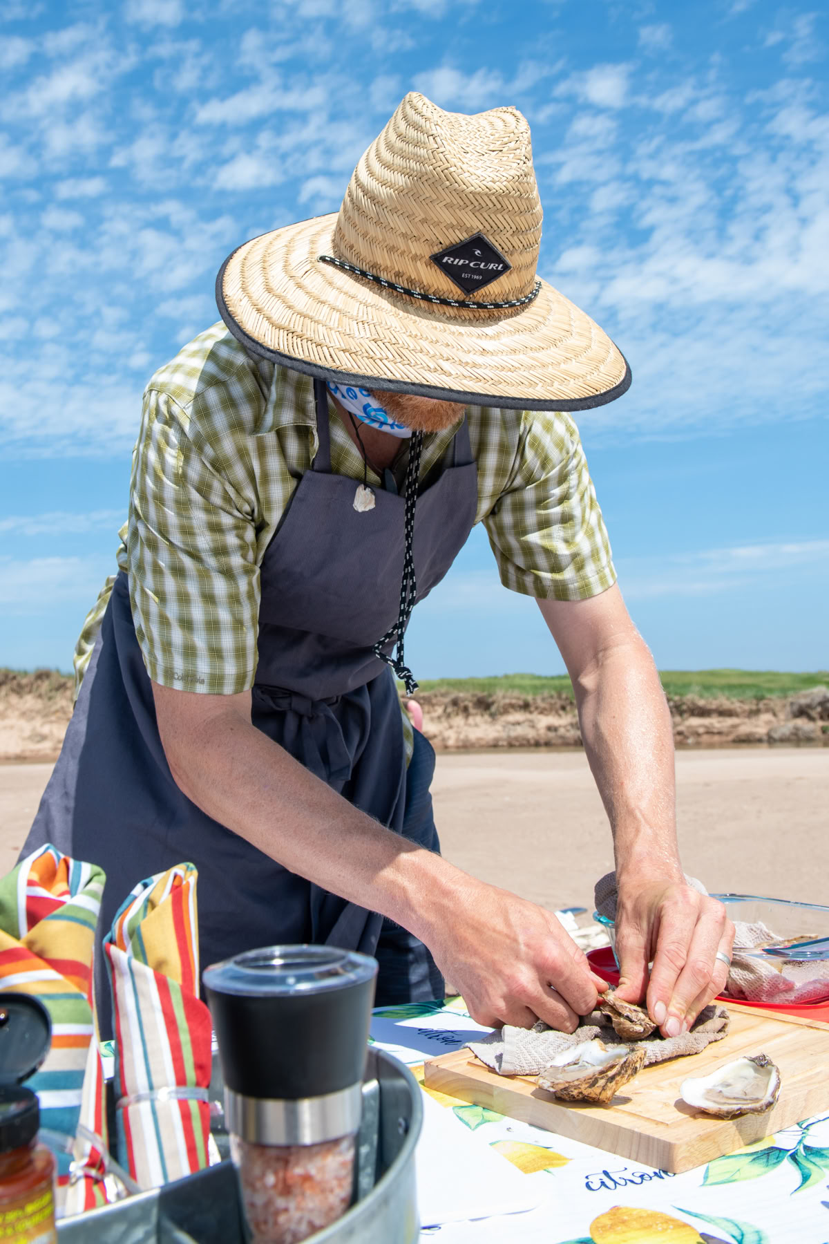 Fête sur la plage