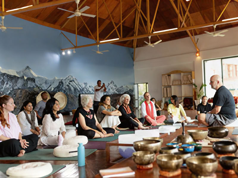 Atelier de tissage de mandala