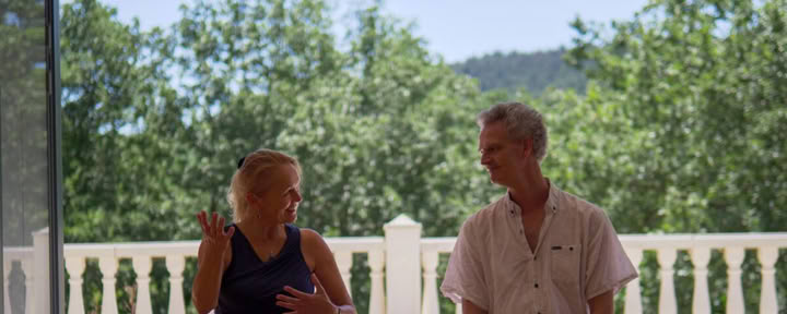 Retraite de yoga et cours de guérison énergétique, partie 3 avec Pieter Hiemstra et Elleke van Kraalingen