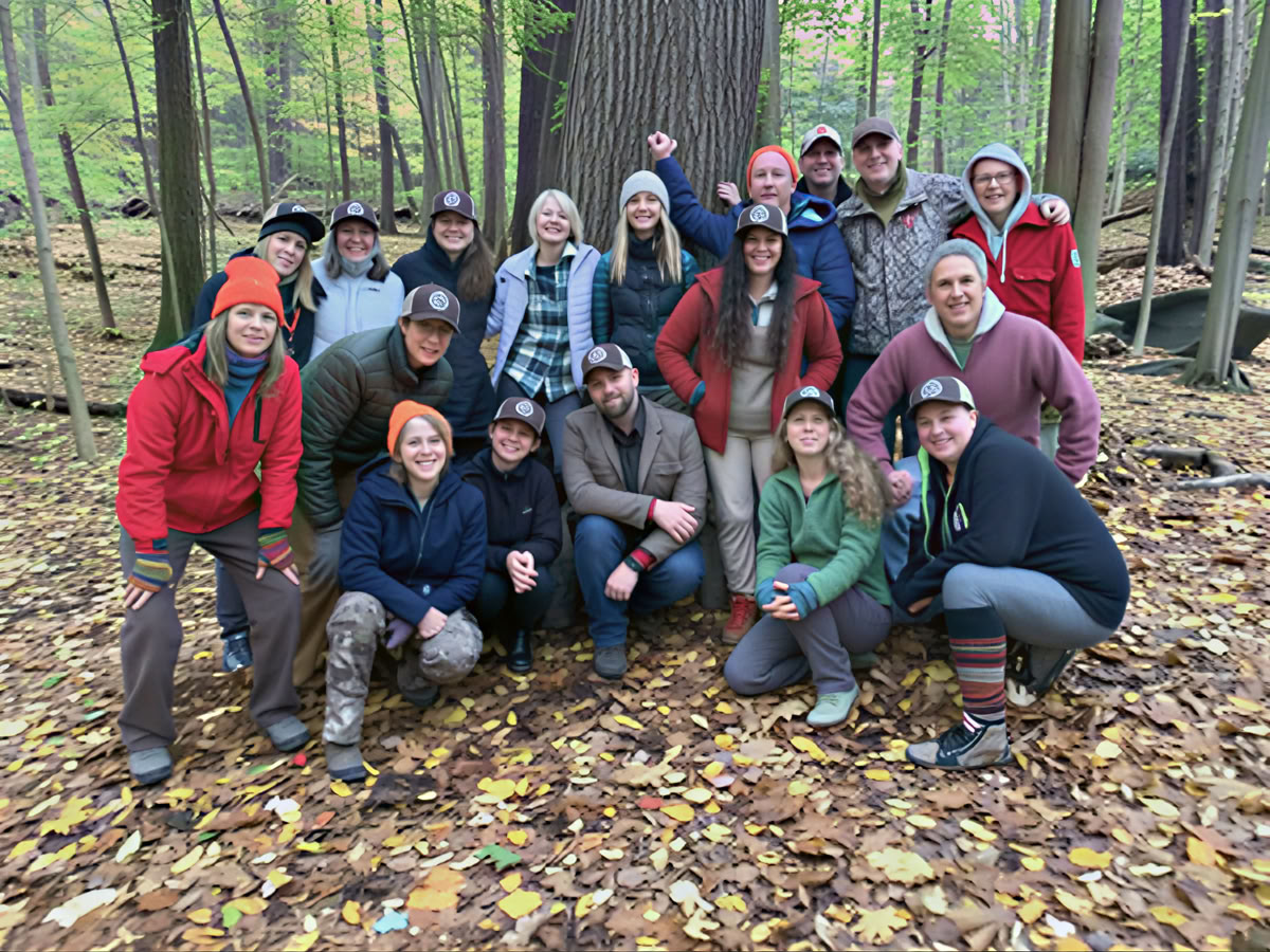 Certification d’accompagnateur en pleine conscience en plein air, niveau 1, communauté forestière