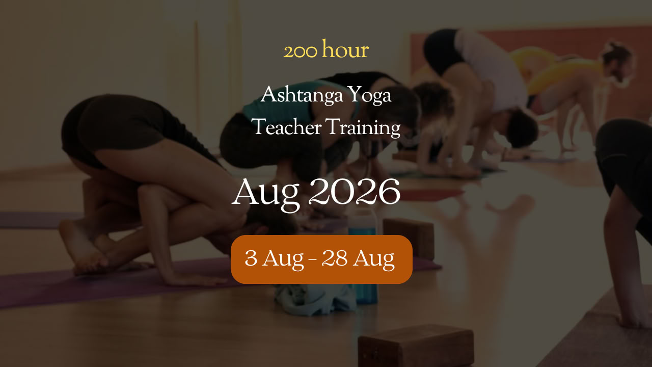 Formation de professeur de yoga Ashtanga - août 2026