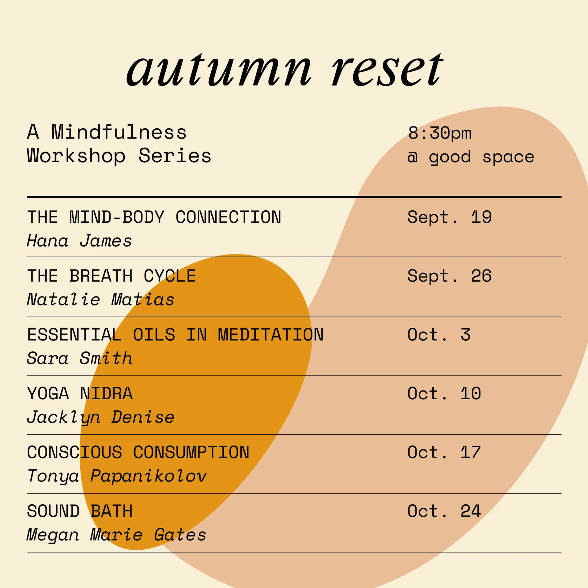 Reset d’automne