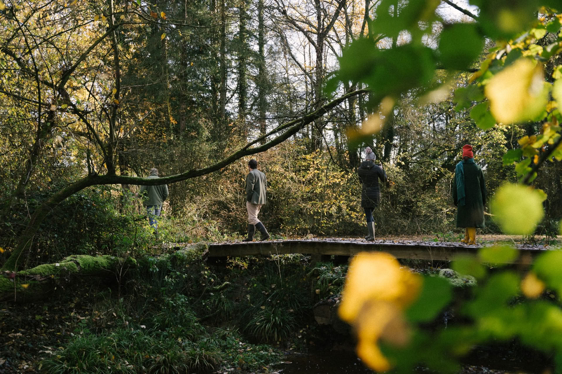 Chasse au trésor dans les bois