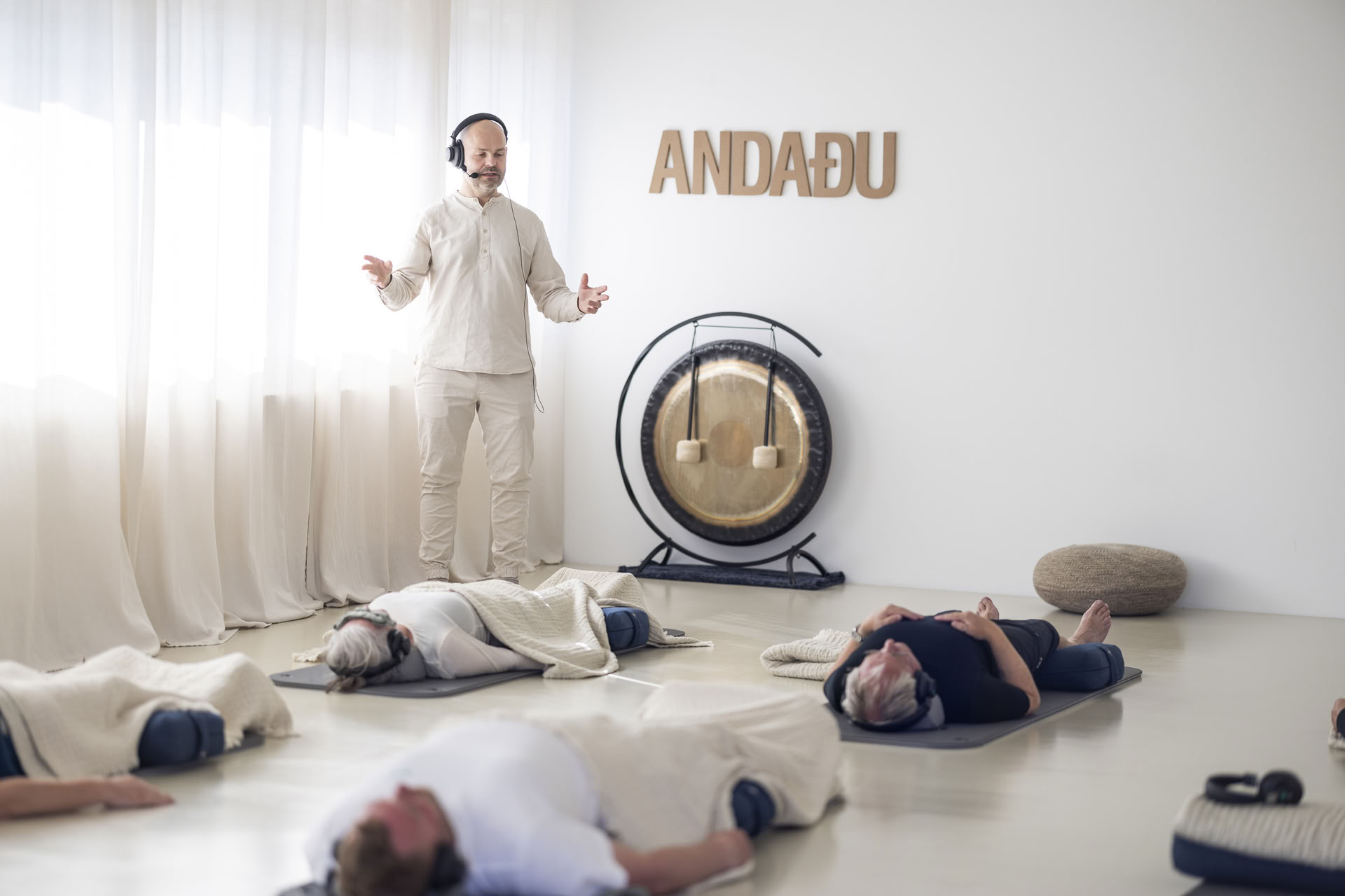 Session de breathwork avec Andri
