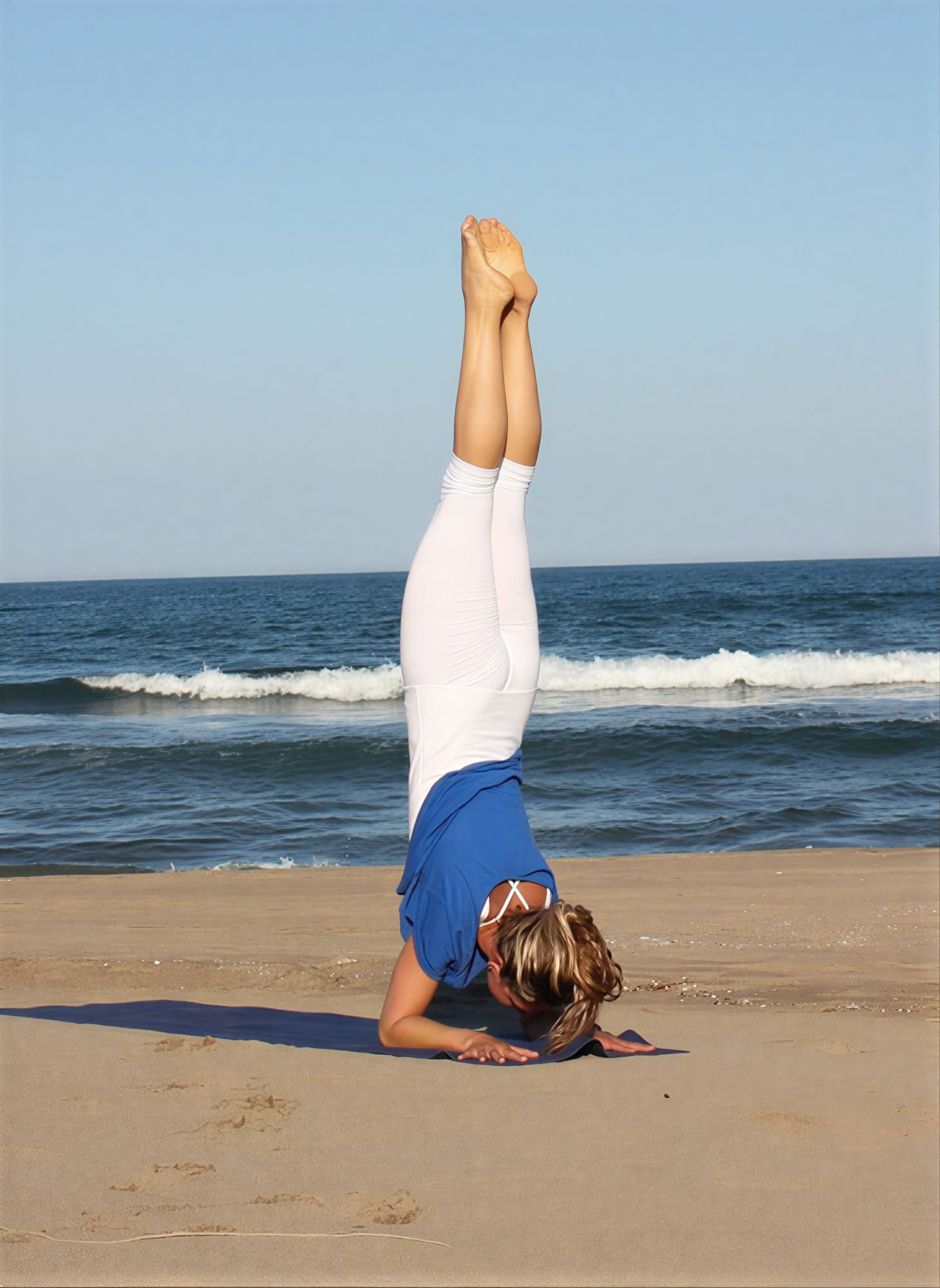 Yoga sur la plage