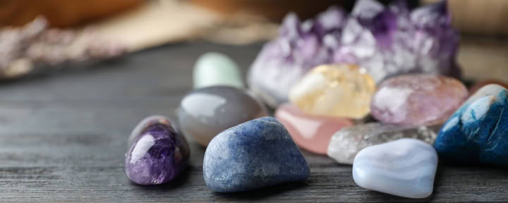 Méditation avec des cristaux
