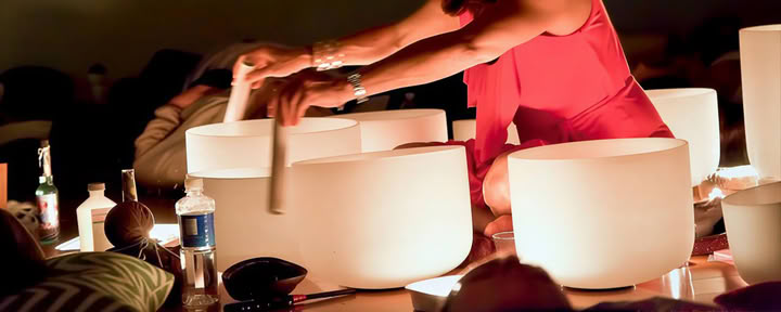 Événement de méditation aux bols chantants