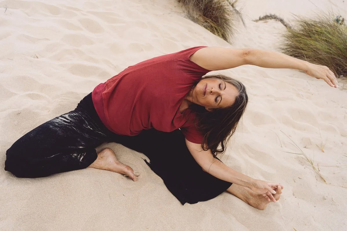Yoga sur la plage