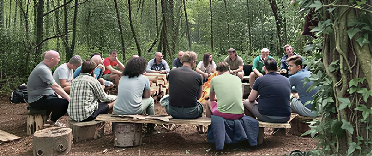 Lodge de sudation pour hommes — Mucklagh Lodge