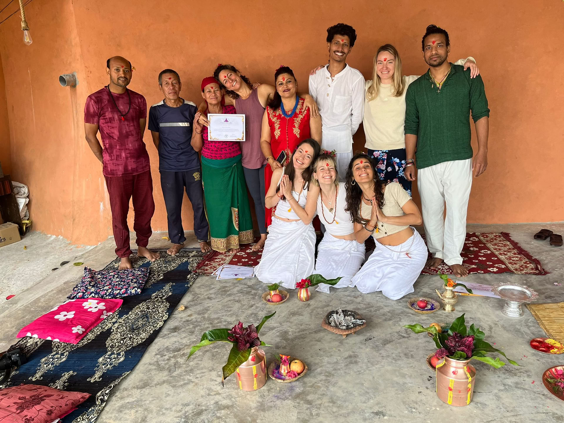 Cours de yoga aérien